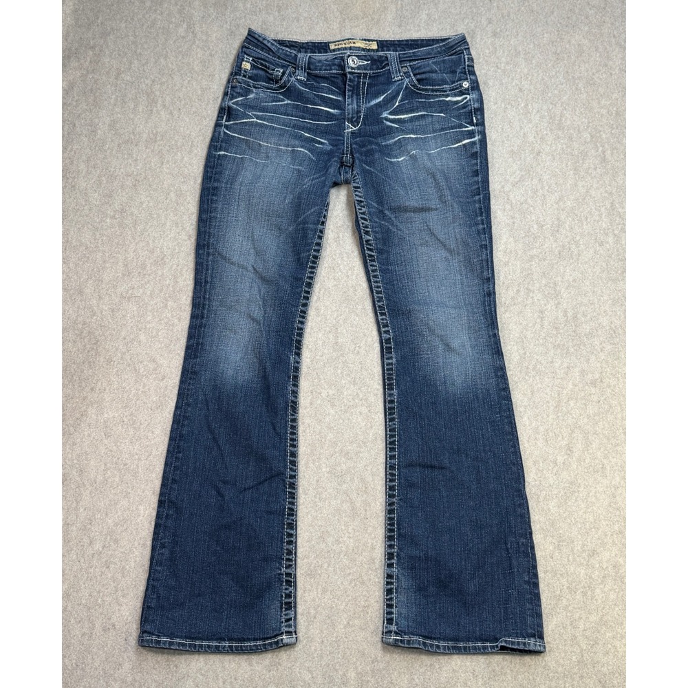 Big Star Jeans Womens 28R Hazel Curvy Fit Blue Y2K Western Indie Sleaze Low Rise
